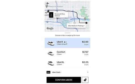 uber estimate las vegas.